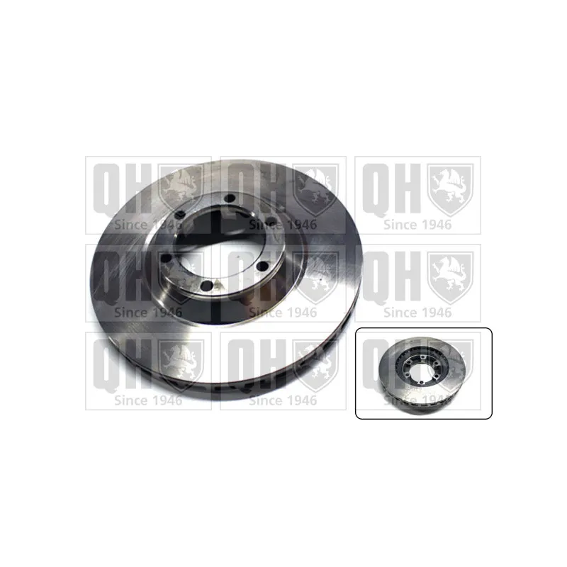 Jeu de 2 disques de frein avant QUINTON HAZELL BDC5381