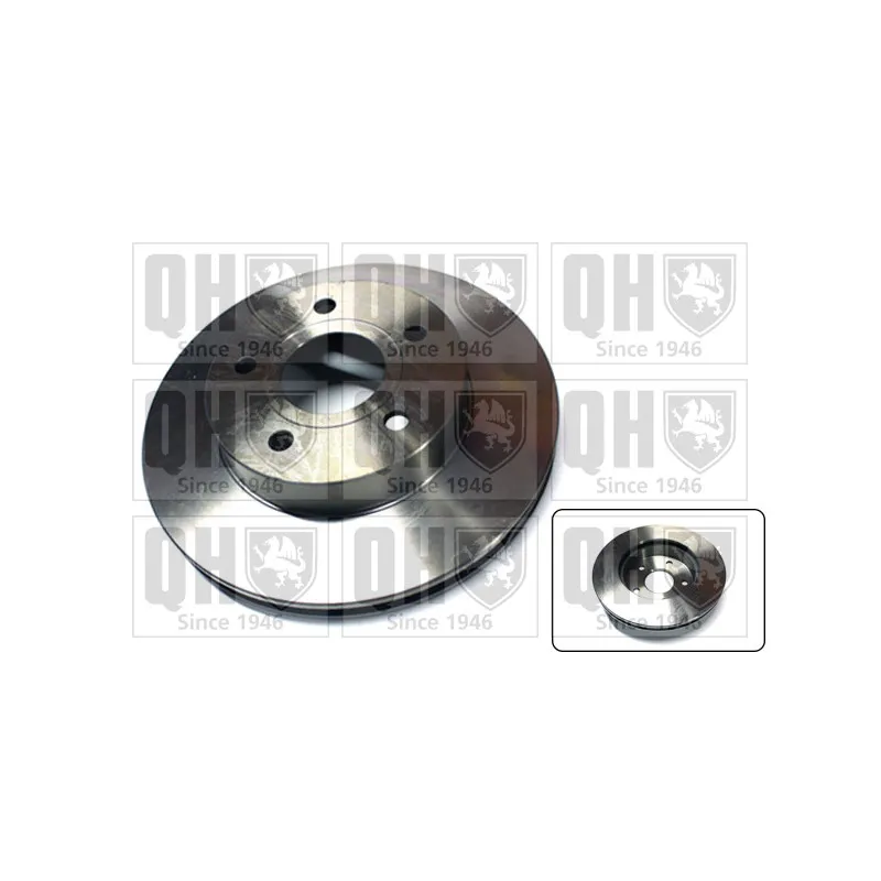 Jeu de 2 disques de frein avant QUINTON HAZELL BDC5382
