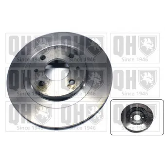 Jeu de 2 disques de frein avant QUINTON HAZELL BDC5384