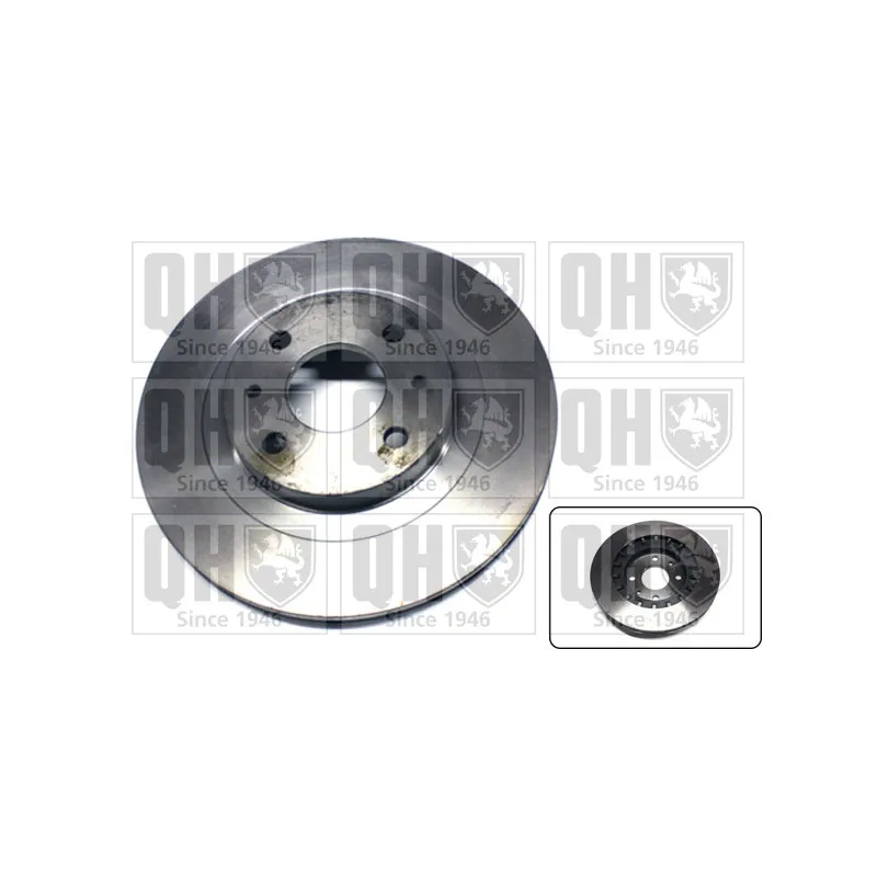 Jeu de 2 disques de frein avant QUINTON HAZELL BDC5384