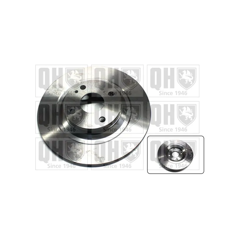 Jeu de 2 disques de frein arrière QUINTON HAZELL BDC5389