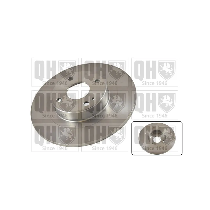 Jeu de 2 disques de frein arrière QUINTON HAZELL BDC5391