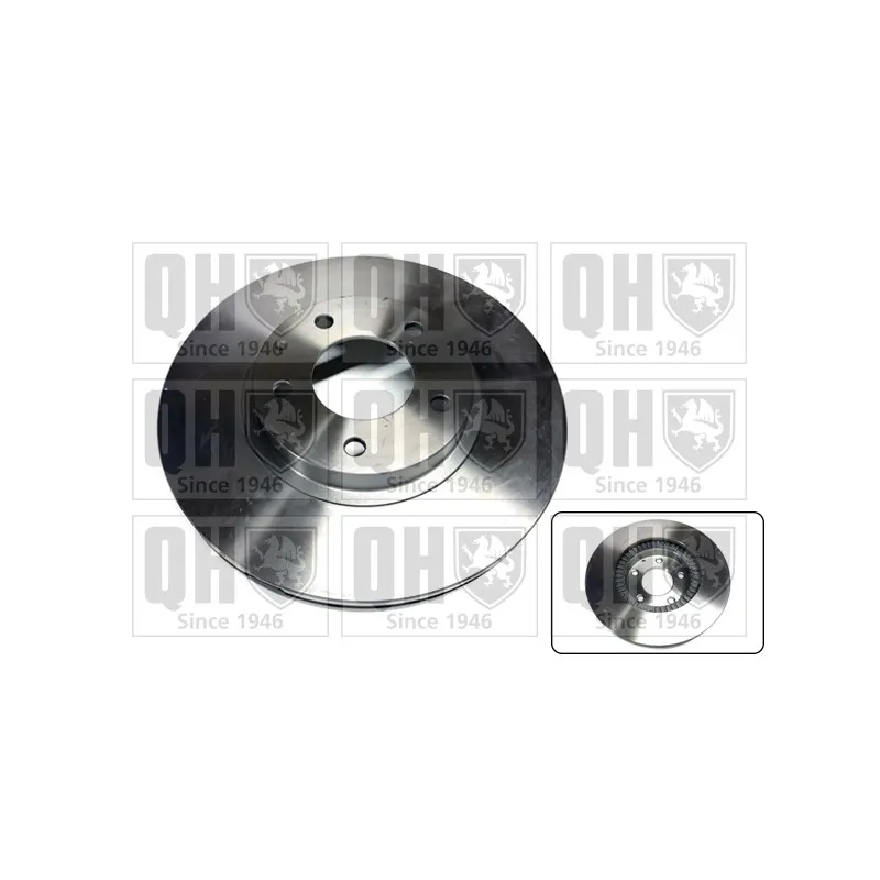 Jeu de 2 disques de frein avant QUINTON HAZELL BDC5394