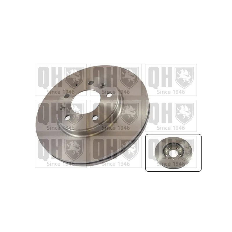 Jeu de 2 disques de frein avant QUINTON HAZELL BDC5396