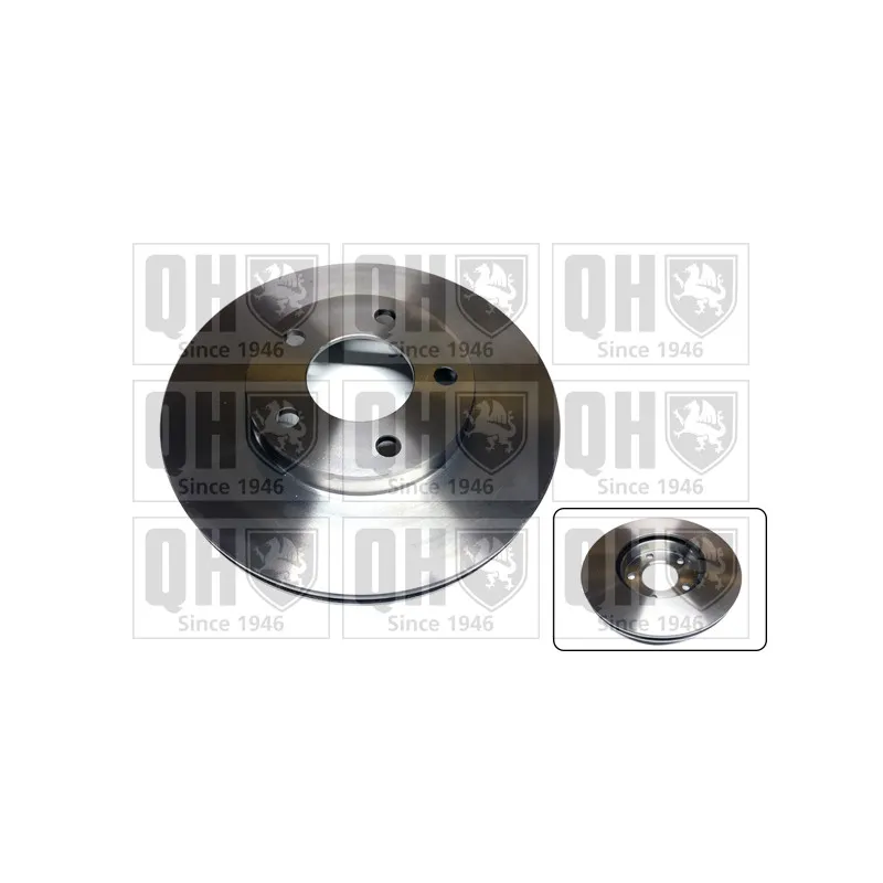 Jeu de 2 disques de frein avant QUINTON HAZELL BDC5398