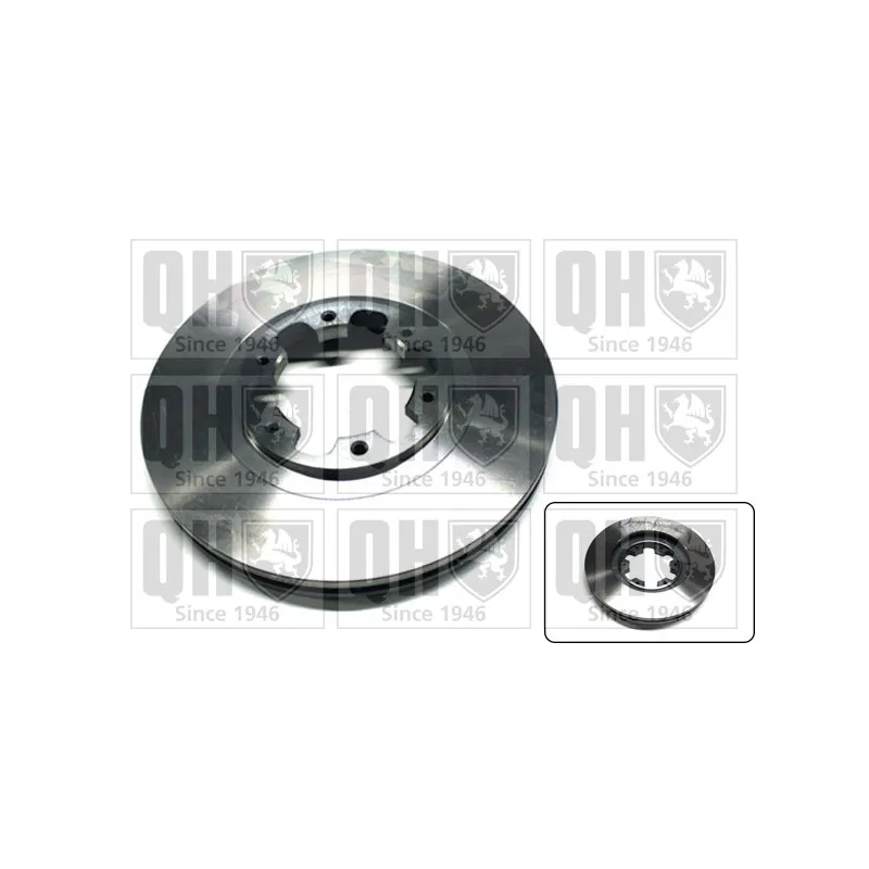 Jeu de 2 disques de frein avant QUINTON HAZELL BDC5400