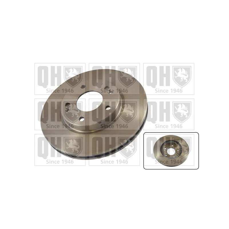 Jeu de 2 disques de frein avant QUINTON HAZELL BDC5404