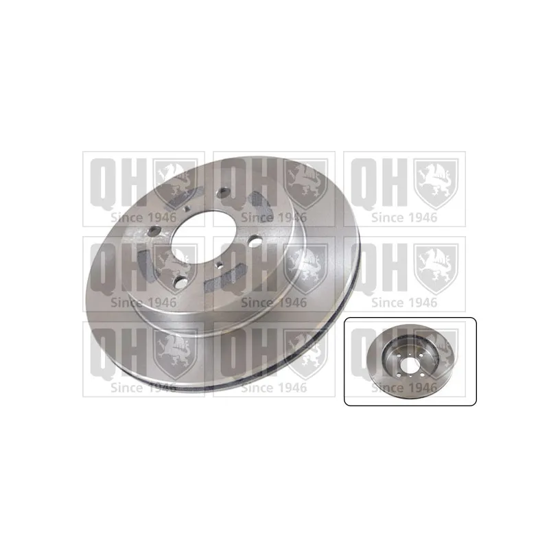 Jeu de 2 disques de frein avant QUINTON HAZELL BDC5410