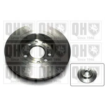 Jeu de 2 disques de frein arrière QUINTON HAZELL BDC5413