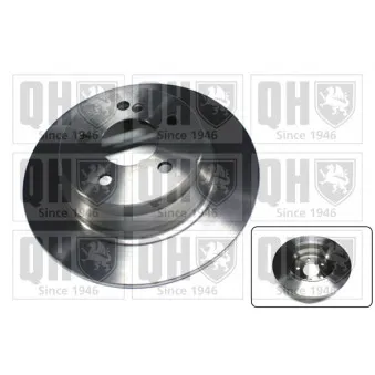Jeu de 2 disques de frein arrière QUINTON HAZELL BDC5415
