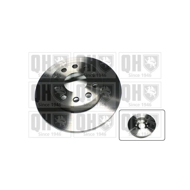 Jeu de 2 disques de frein arrière QUINTON HAZELL BDC5423