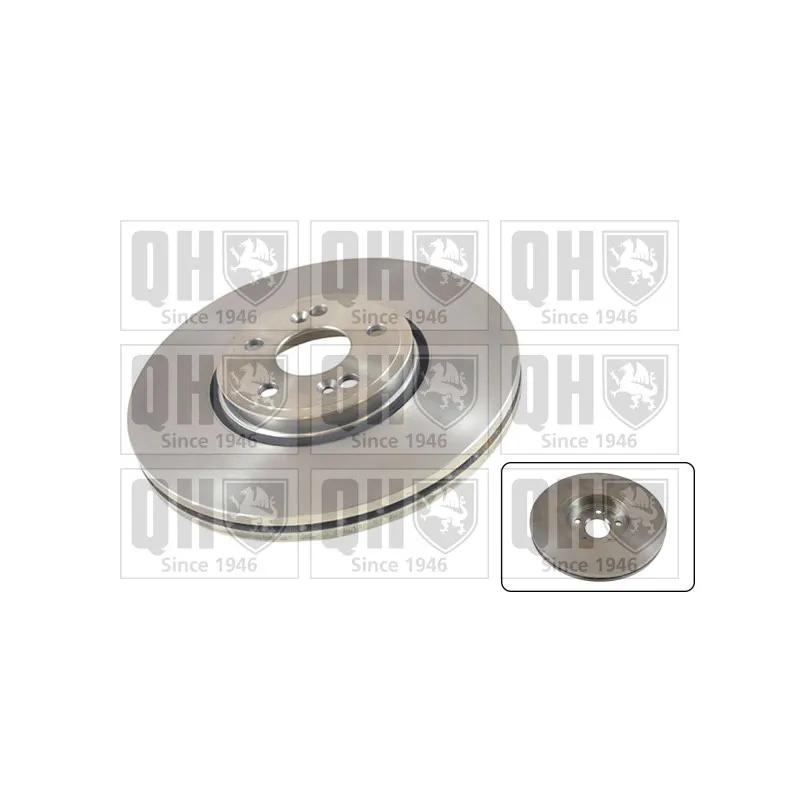 Jeu de 2 disques de frein avant QUINTON HAZELL BDC5430