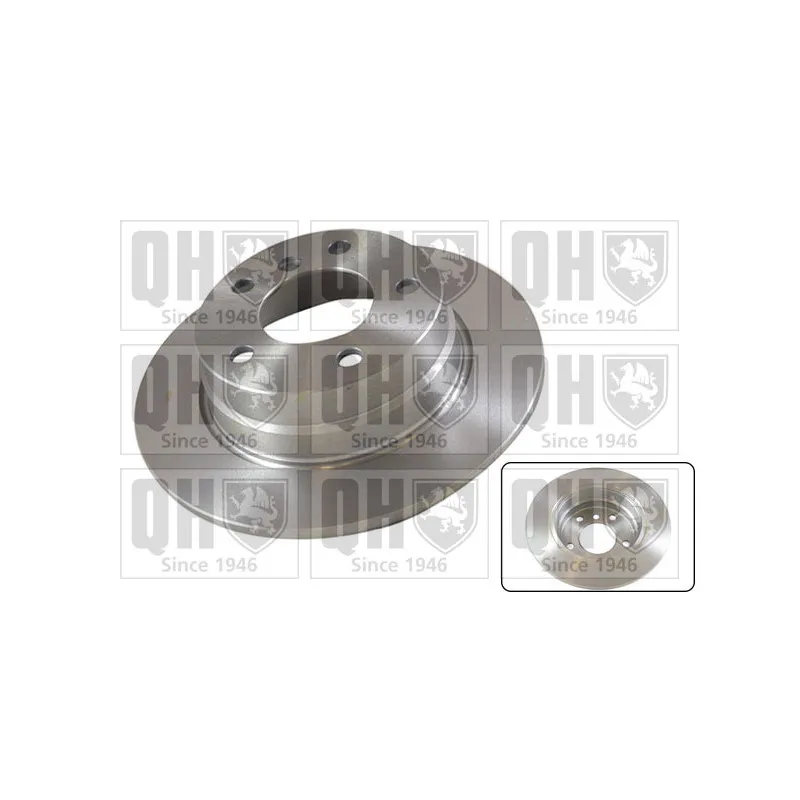 Jeu de 2 disques de frein arrière QUINTON HAZELL BDC5434