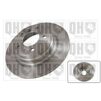 Jeu de 2 disques de frein arrière QUINTON HAZELL BDC5437