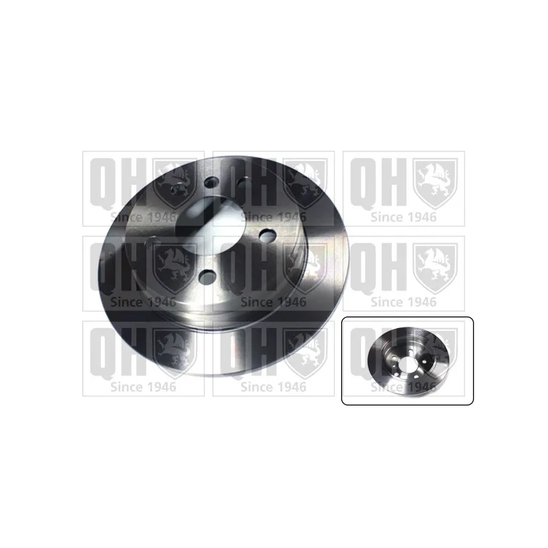 Jeu de 2 disques de frein arrière QUINTON HAZELL BDC5439