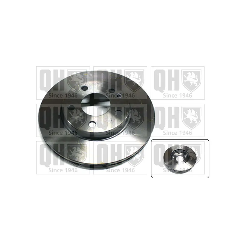 Jeu de 2 disques de frein avant QUINTON HAZELL BDC5440