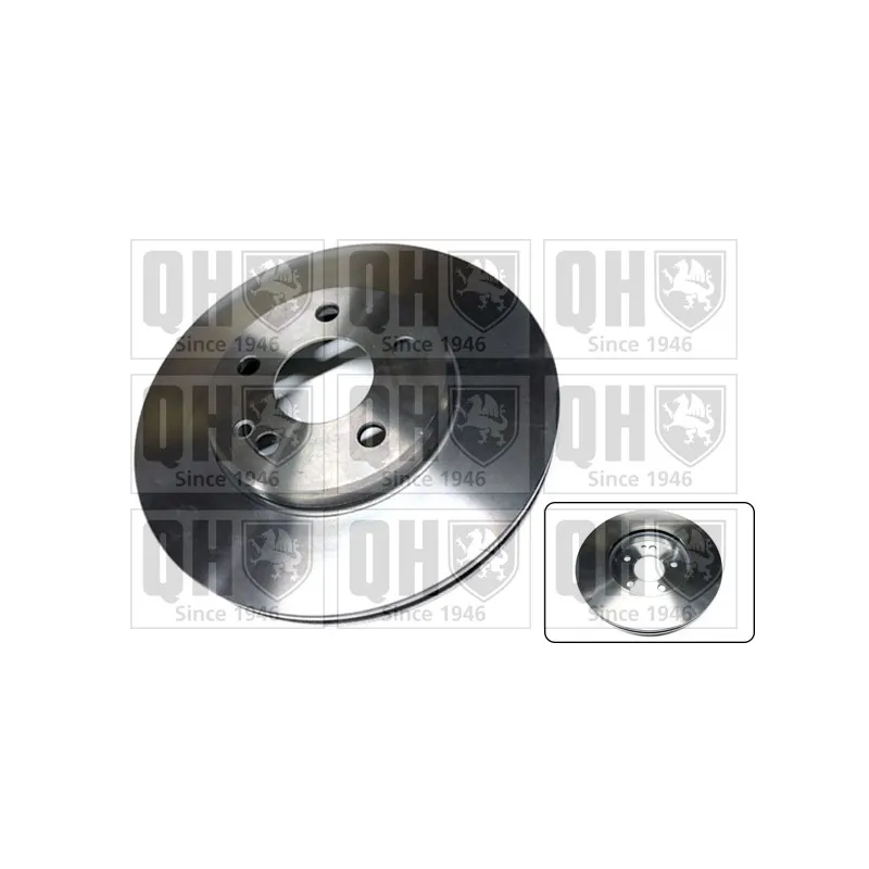Jeu de 2 disques de frein avant QUINTON HAZELL BDC5441