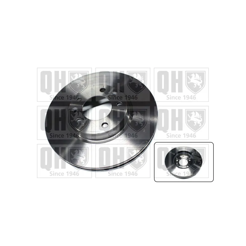 Jeu de 2 disques de frein avant QUINTON HAZELL BDC5444