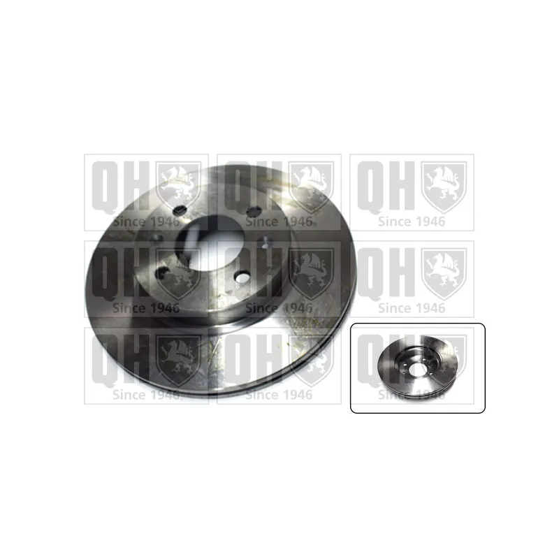 Jeu de 2 disques de frein avant QUINTON HAZELL BDC5450