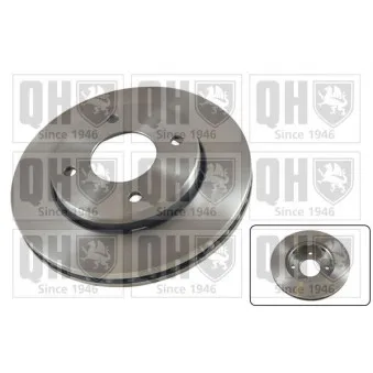 Jeu de 2 disques de frein avant QUINTON HAZELL BDC5452