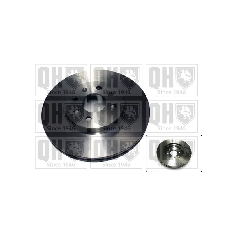 Jeu de 2 disques de frein avant QUINTON HAZELL BDC5455