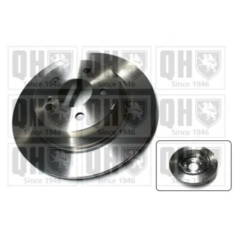 Jeu de 2 disques de frein arrière QUINTON HAZELL BDC5466