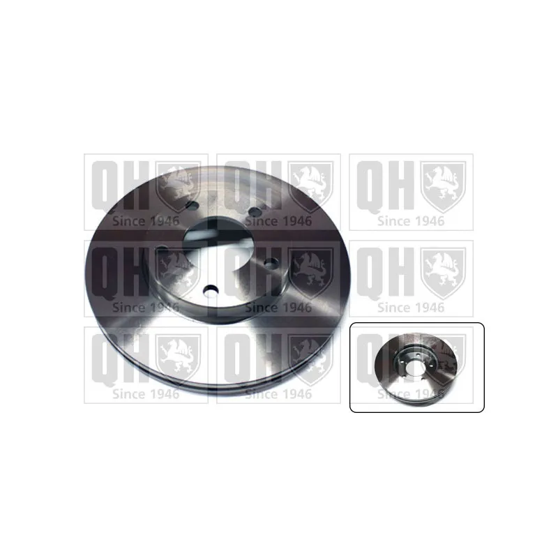 Jeu de 2 disques de frein avant QUINTON HAZELL BDC5490