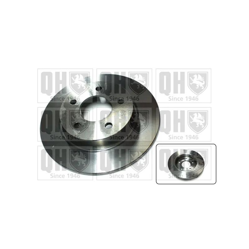 Jeu de 2 disques de frein arrière QUINTON HAZELL BDC5493