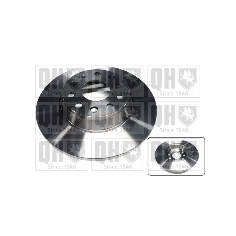 Jeu de 2 disques de frein arrière QUINTON HAZELL BDC5495