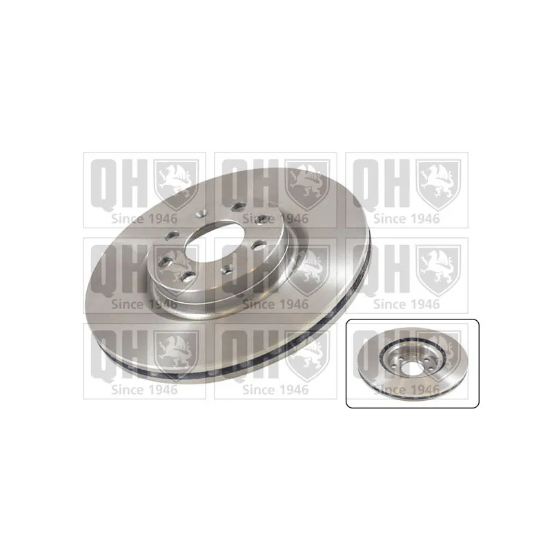 Jeu de 2 disques de frein avant QUINTON HAZELL BDC5499