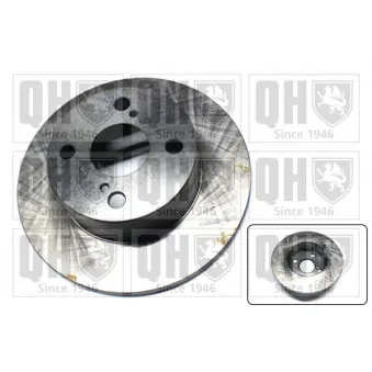 Jeu de 2 disques de frein arrière QUINTON HAZELL BDC5500