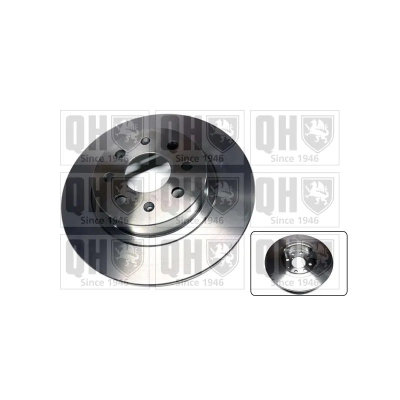 Jeu de 2 disques de frein arrière QUINTON HAZELL BDC5502