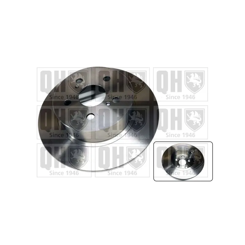 Jeu de 2 disques de frein arrière QUINTON HAZELL BDC5503