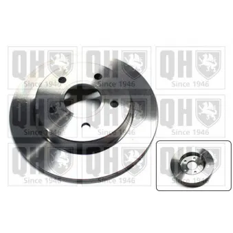 Jeu de 2 disques de frein arrière QUINTON HAZELL BDC5505