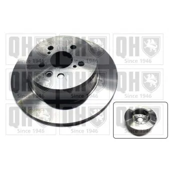 Jeu de 2 disques de frein avant QUINTON HAZELL