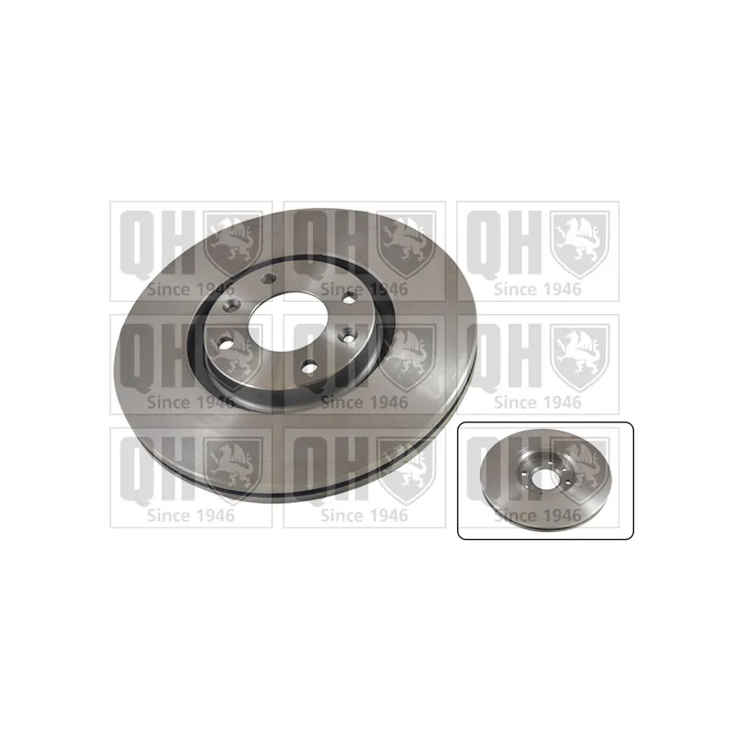 Jeu de 2 disques de frein avant QUINTON HAZELL BDC5520