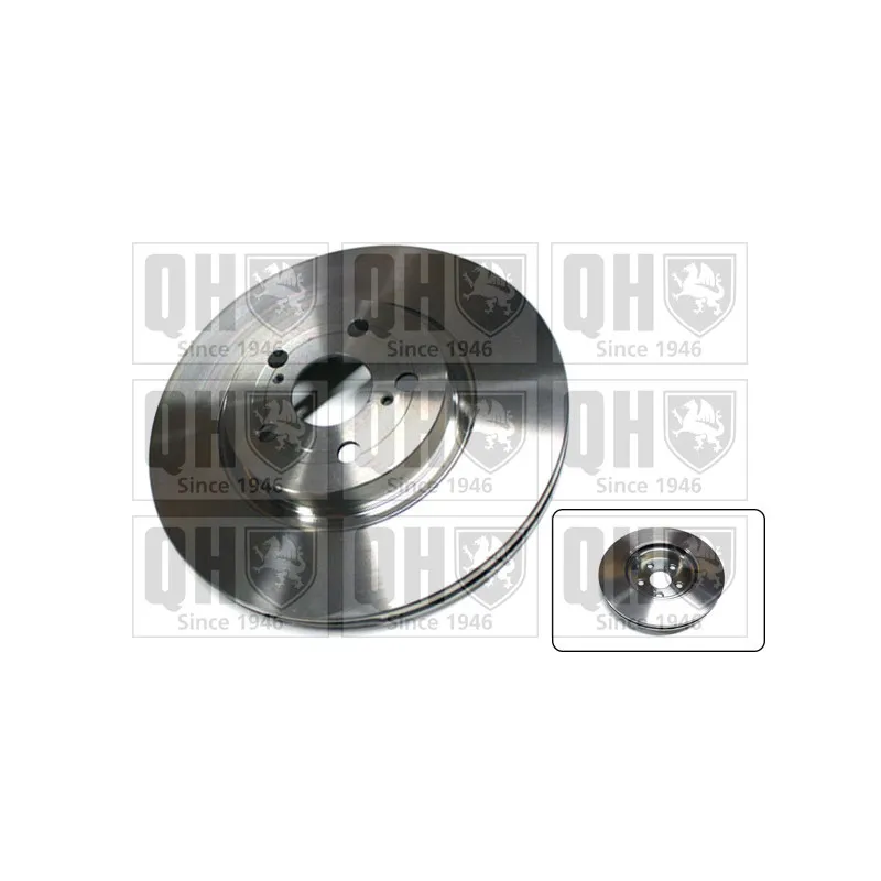 Jeu de 2 disques de frein avant QUINTON HAZELL BDC5521