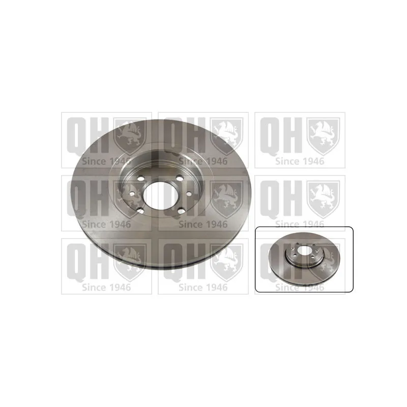 Jeu de 2 disques de frein avant QUINTON HAZELL BDC5526