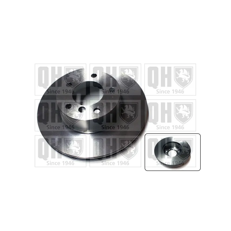 Jeu de 2 disques de frein avant QUINTON HAZELL BDC5527