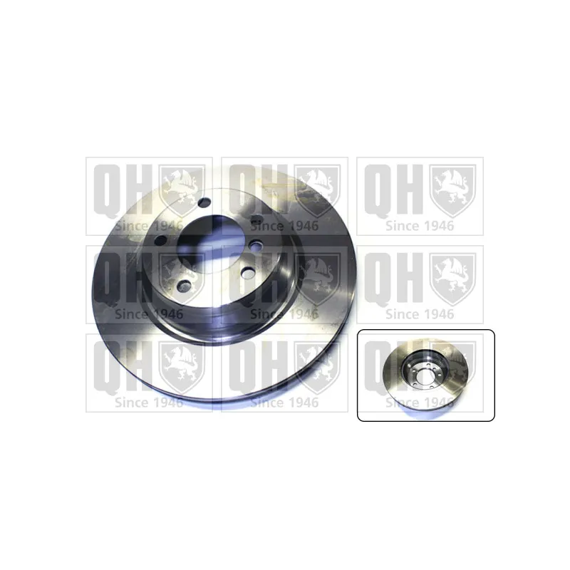 Jeu de 2 disques de frein avant QUINTON HAZELL BDC5528