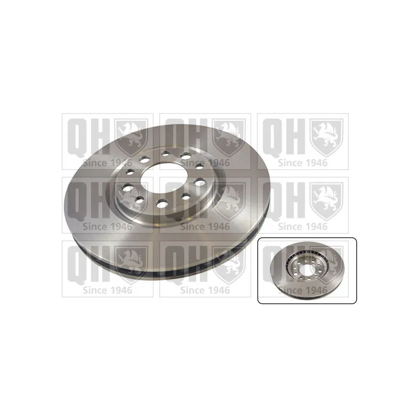 Jeu de 2 disques de frein avant QUINTON HAZELL BDC5532