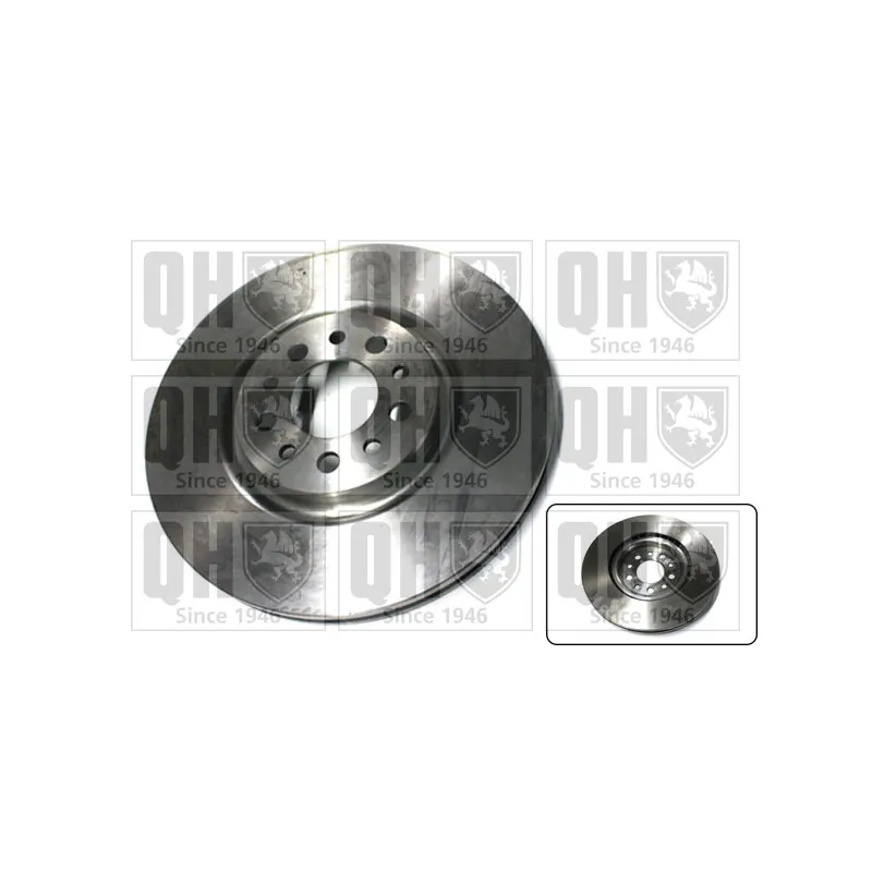 Jeu de 2 disques de frein avant QUINTON HAZELL BDC5533