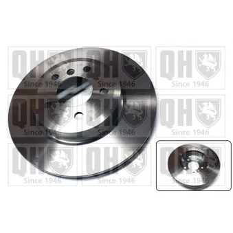 Jeu de 2 disques de frein avant QUINTON HAZELL BDC5535