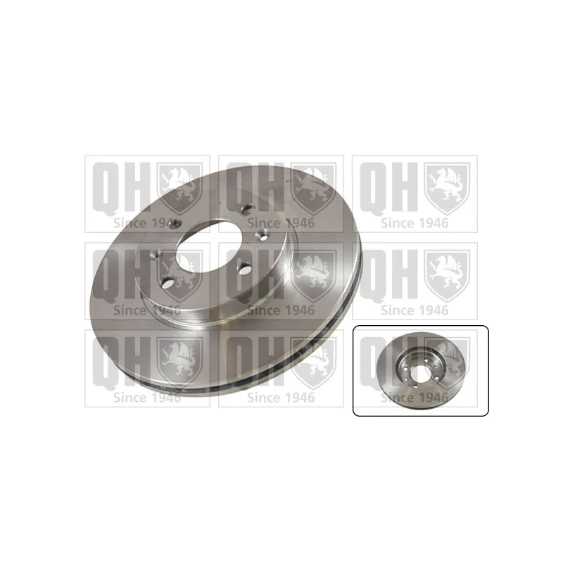 Jeu de 2 disques de frein avant QUINTON HAZELL BDC5536