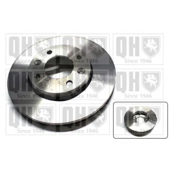 Jeu de 2 disques de frein avant QUINTON HAZELL BDC5537