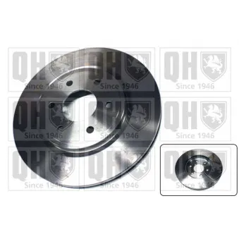 Jeu de 2 disques de frein avant QUINTON HAZELL BDC5543