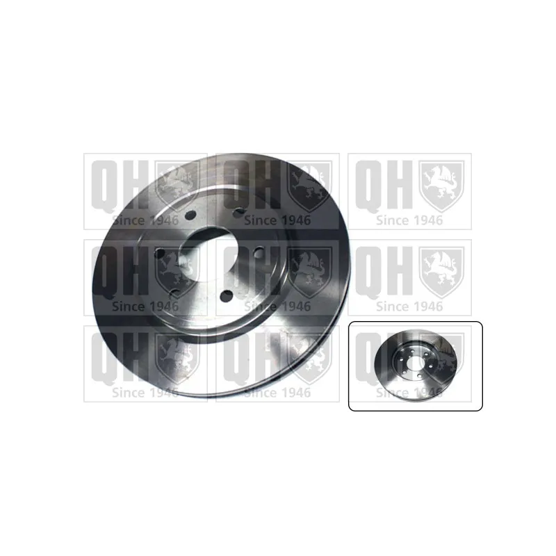 Jeu de 2 disques de frein avant QUINTON HAZELL BDC5543