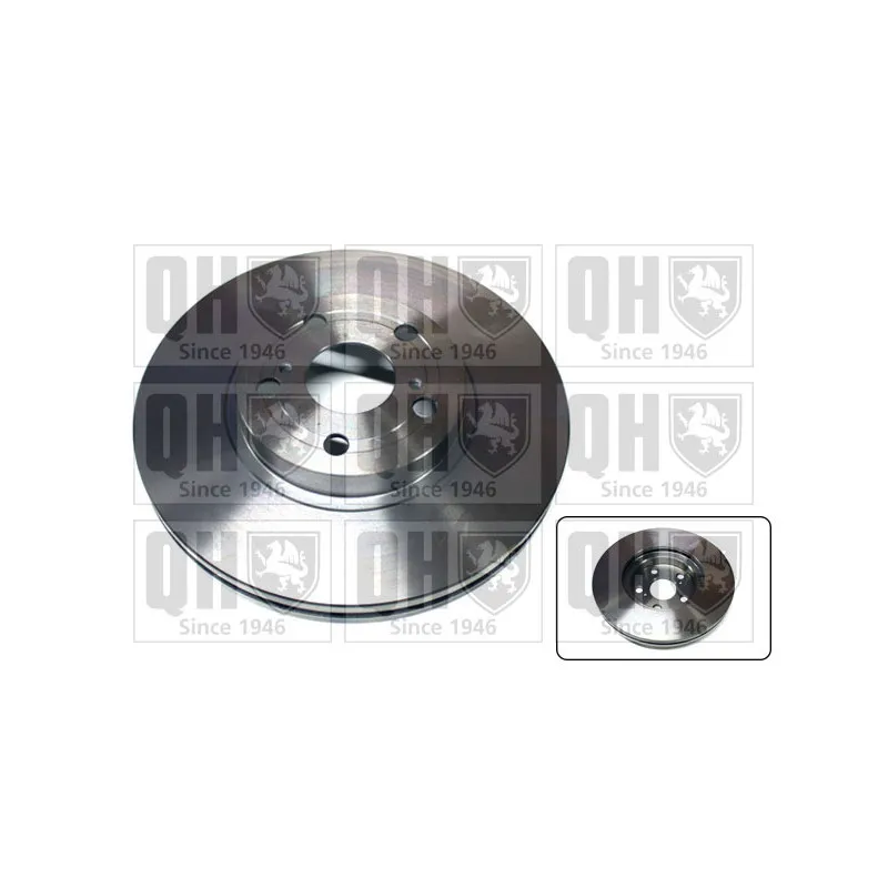 Jeu de 2 disques de frein avant QUINTON HAZELL BDC5544