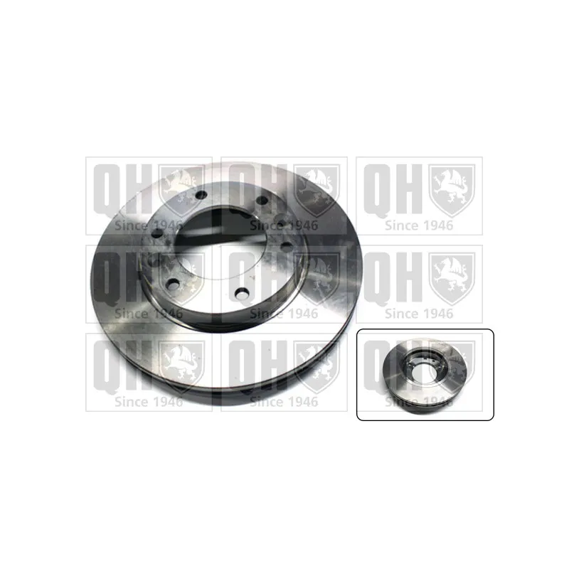 Jeu de 2 disques de frein avant QUINTON HAZELL BDC5550