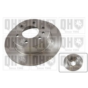 Jeu de 2 disques de frein arrière QUINTON HAZELL BDC5551
